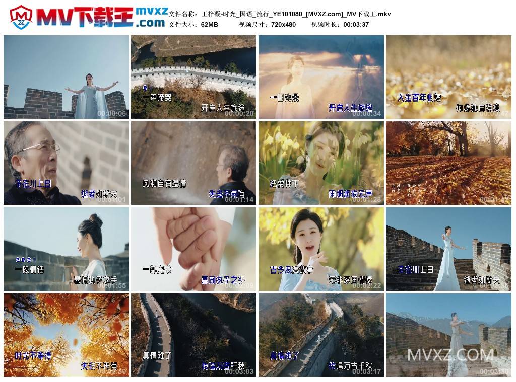 王梓凝-时光_国语_流行_YE101080